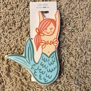 Coton Colors Mermaid Decor - Orange and Blue